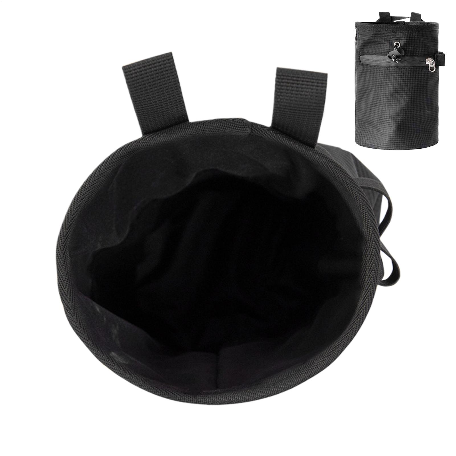 Chalk Bag - クライミングチョークバッグ防水調節可能なウエストベルトパウダーポーチチョークバッグボルダリング体操ゴルフジムボウリングリフティング用