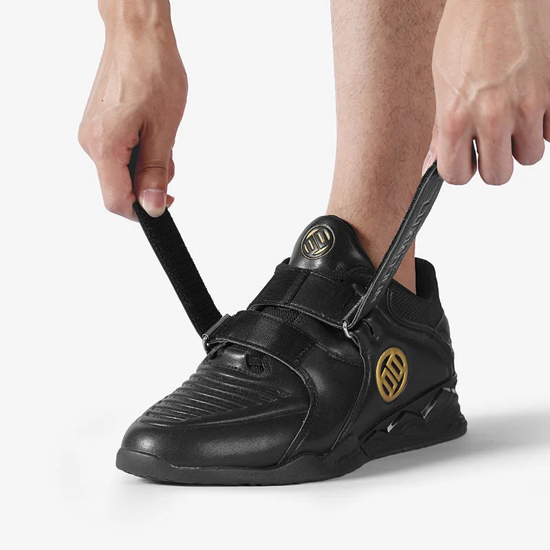 Weightlifting Shoes - プロのスクワットハードプルシューズ男性黒スポーツシューズ男性スポーツシューズ重量挙げトレーニングシューズメンズ屋内ジムスニーカー