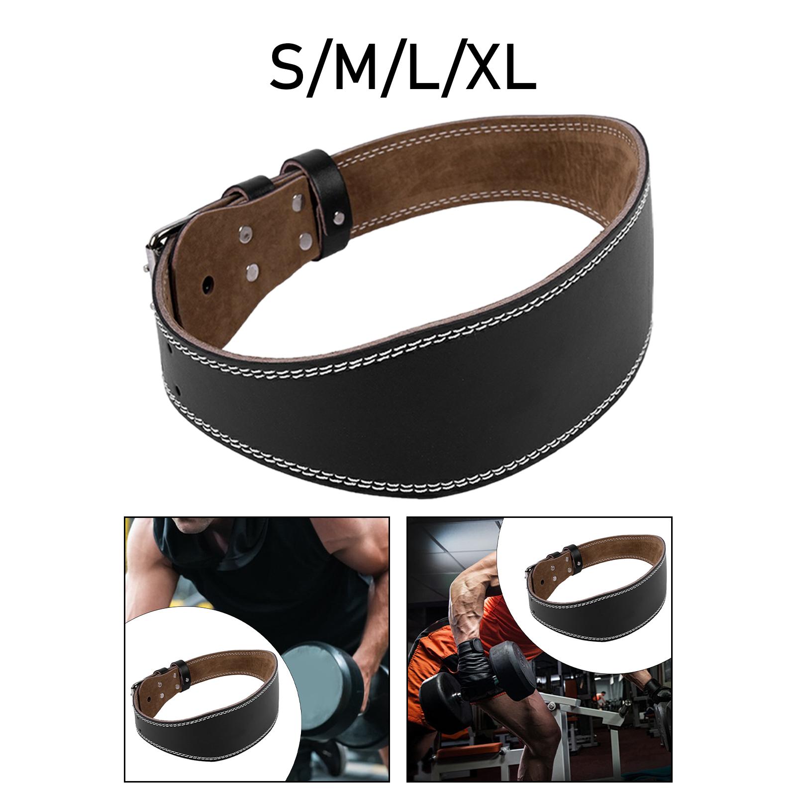 Lifting Belt - スポーツ保護具 PUレザー ウェイトリフティングベルト 調節可能なウエストサポート パワーリフティング スクワット