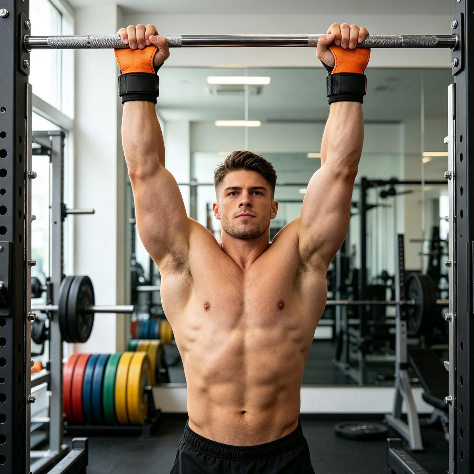 体操バー用グリップ（手首サポート付き）、トレーニング用ハンド - Weightlifting Gloves のレビューと価格