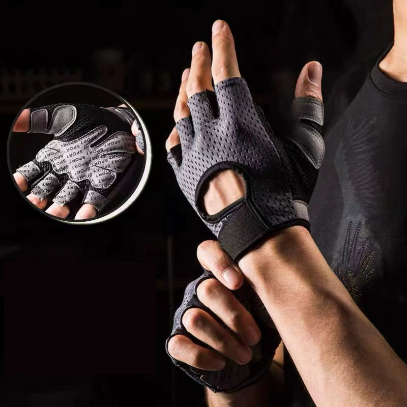 夏手袋フィットネス通気性日焼け防止サイクリングハーフフィンガ - Weightlifting Gloves のレビューと価格