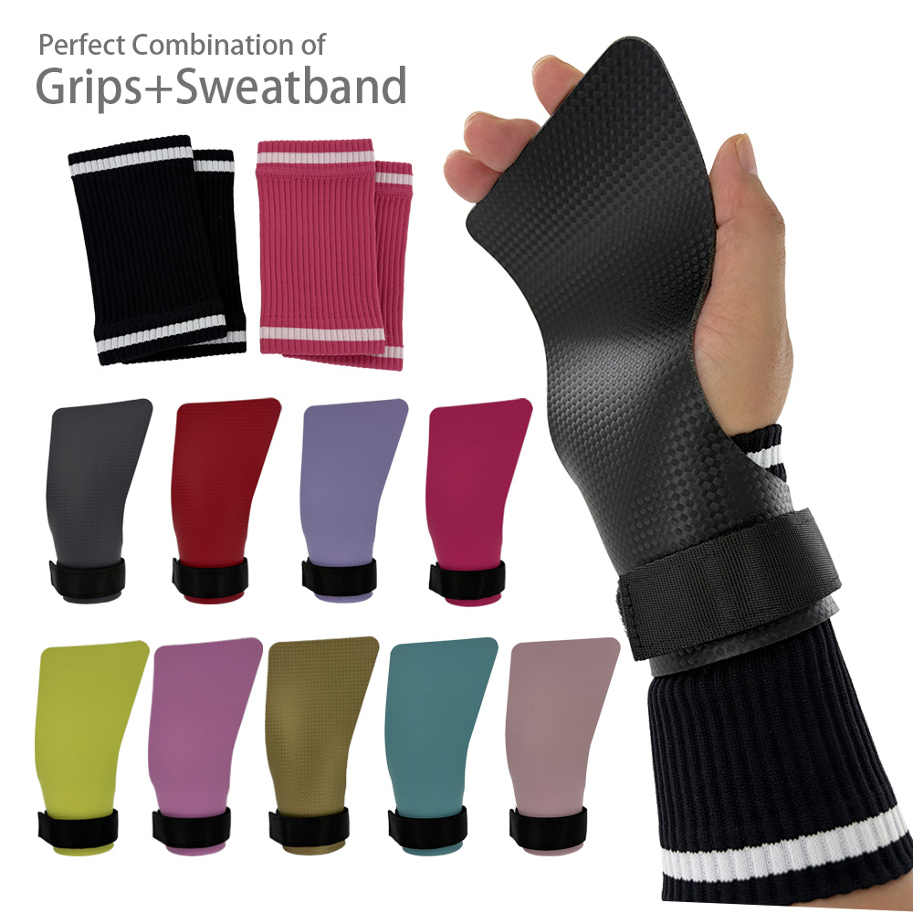 カーボンハンドグリップと汗止めリストバンドの完璧な組み合わせ - Wrist Wraps のレビューと価格