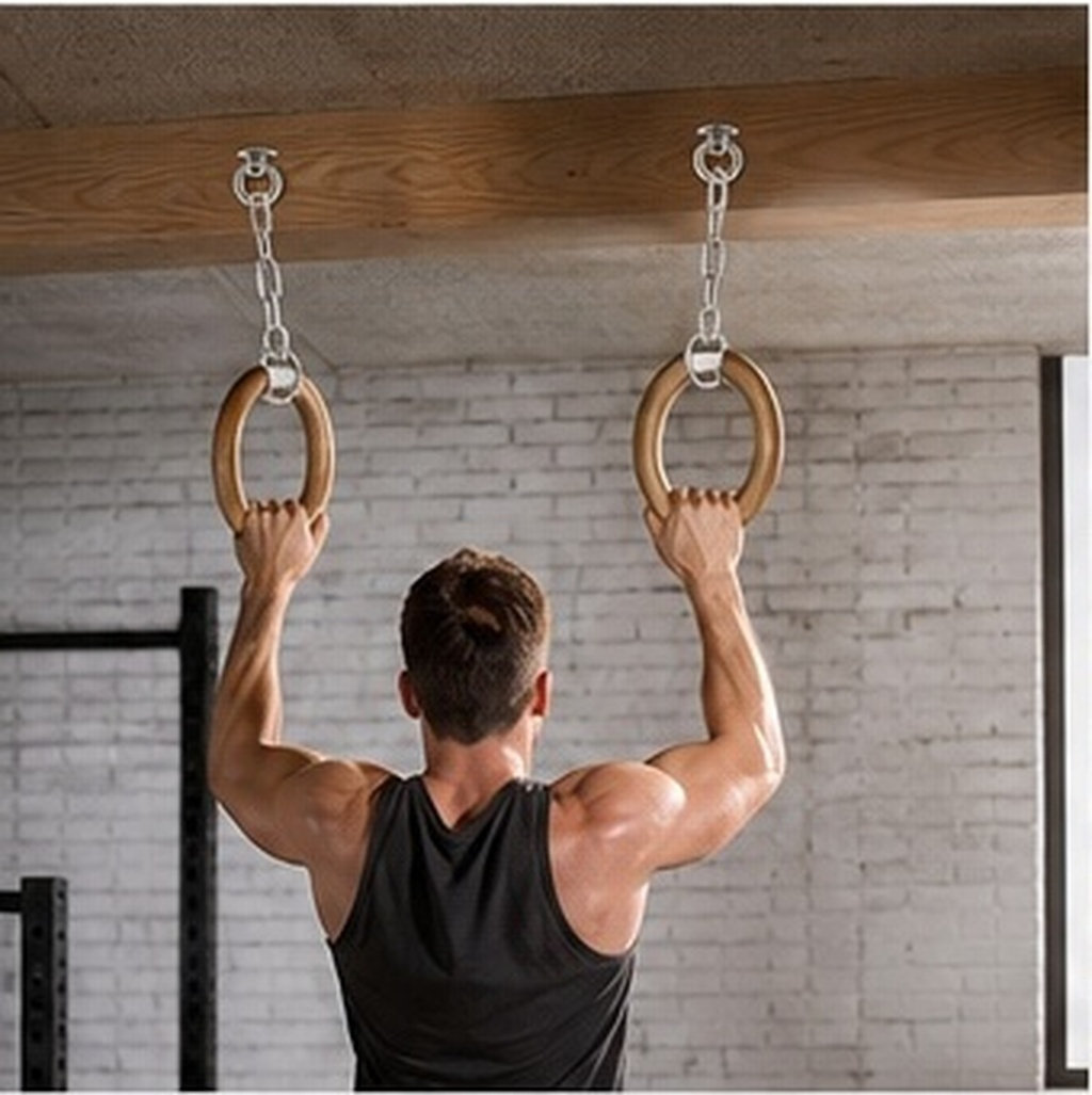 2個入り、吊り下げ式天井フック、M8ステンレス製、パッド付き - Gymnastic Ring のレビューと価格