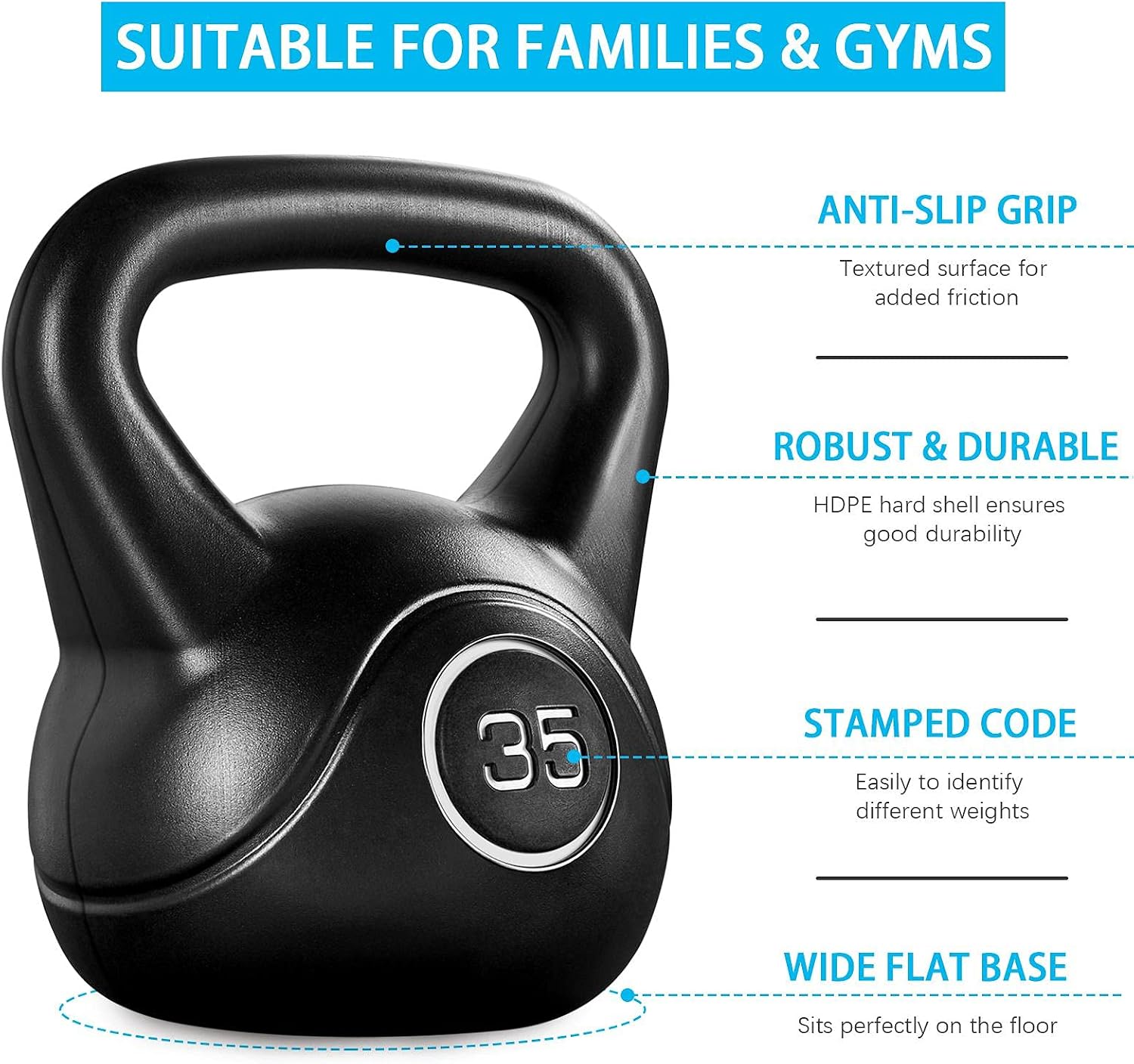 自宅でのフィットネスに最適なケトルベルセット。6個入り、HD - Kettlebell のレビューと価格