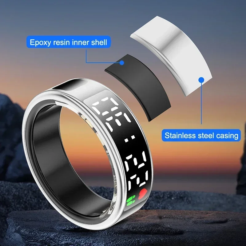 男性と女性のための多機能ヘルストラッカー,スマートリング,心 - Gymnastic Ring のレビューと価格